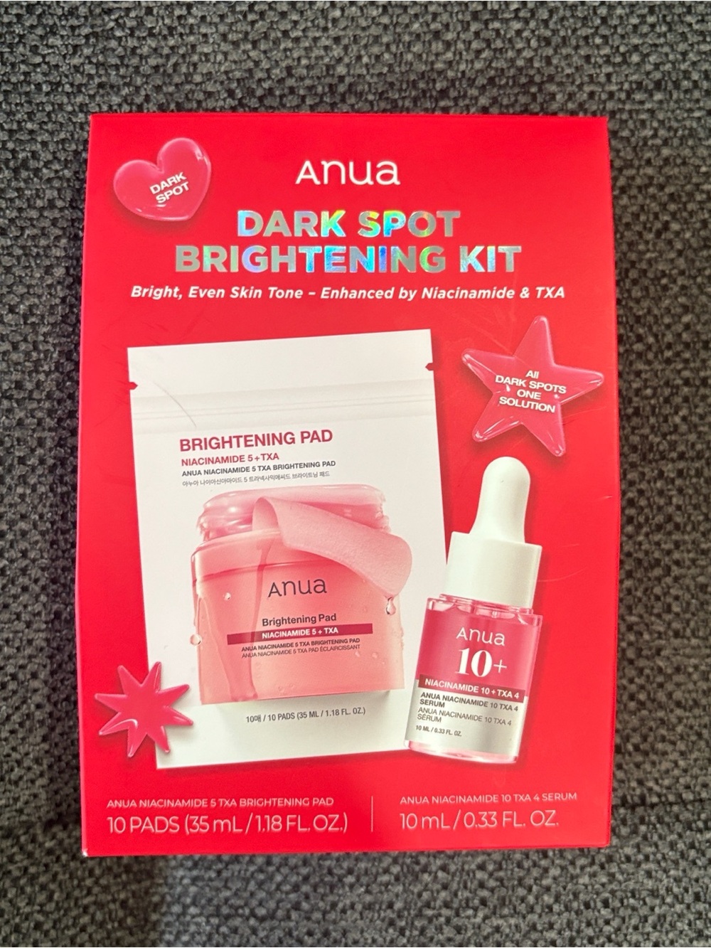 Anua Dark Spot Brightening Kit NIB